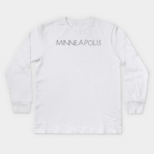 Minneapolis Kids Long Sleeve T-Shirt